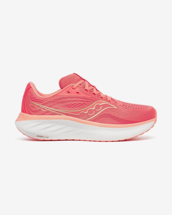 Saucony Ride 18 Shoes Pink Orange Women