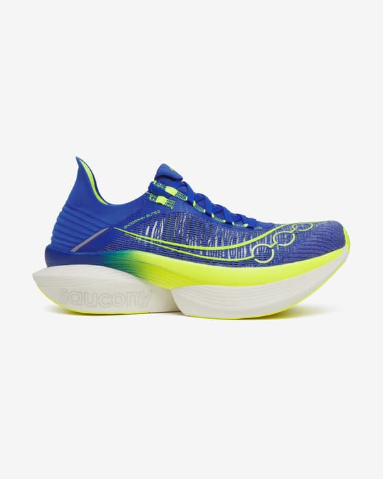 Scarpe Saucony Endorphin Elite 2 blu ultra giallo neon