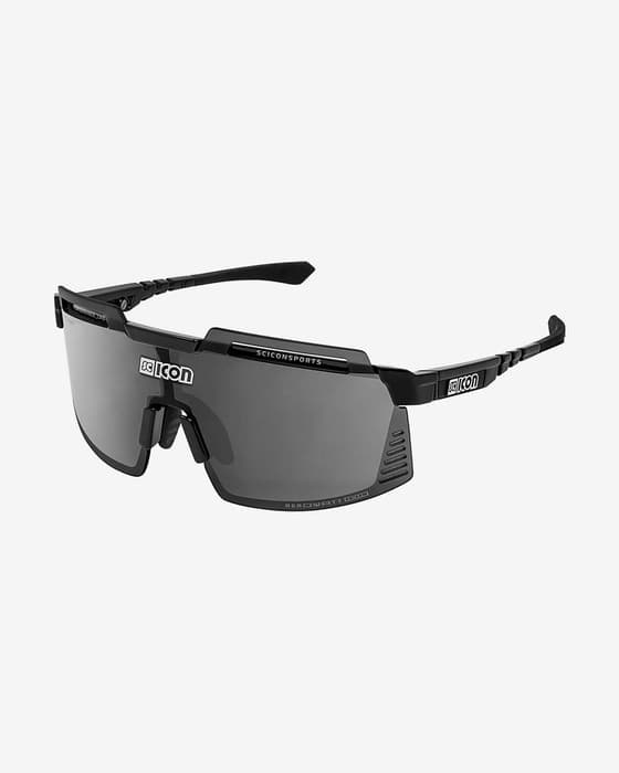 Gafas Scicon Aerowatt Foza negro con lente multiespejada negro