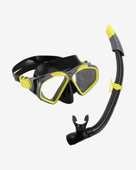 Combo Aqua Lung Hawkeye amarillo gris