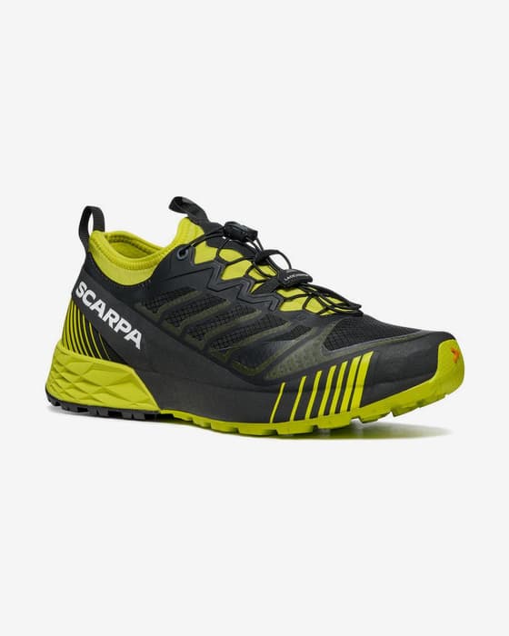 Zapatillas Scarpa Ribelle Run negro verde lima