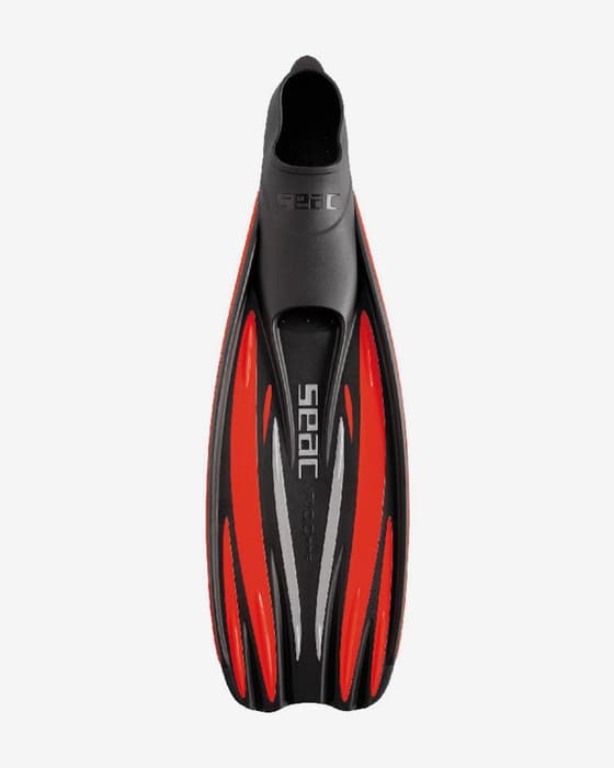 Aletas Seac F100 Pro negro rojo