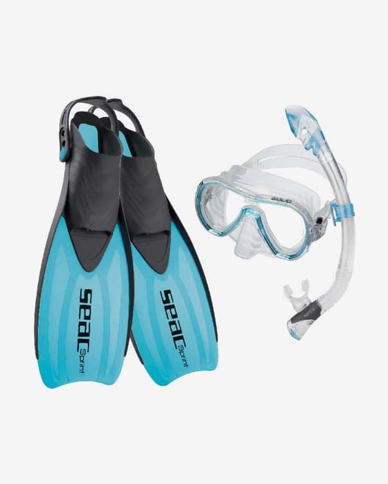 Set Seac Tris Sprint Dry azul claro