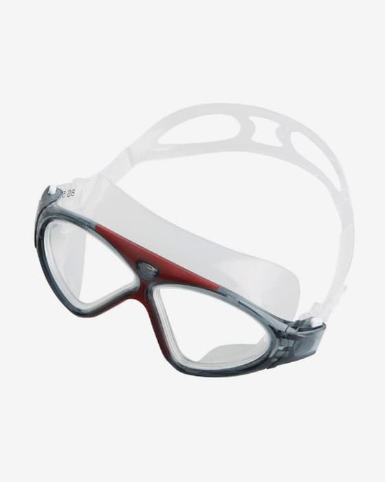 Gafas de natación Seac Vision HD con lentes transparentes rojo