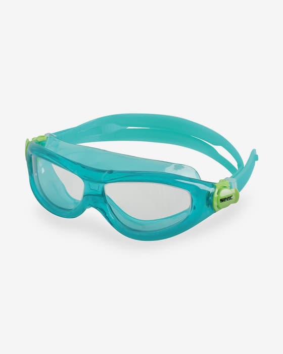 Gafas de natación Seac Matt azul con lentes transparentes infantil
