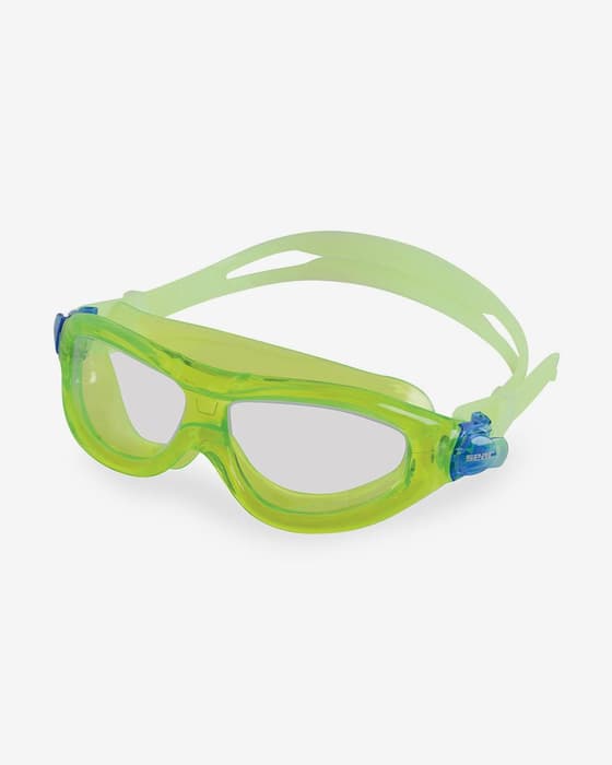 Gafas de natación Seac Matt verde con lentes transparentes infantil