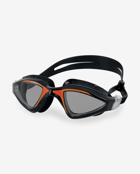 Gafas de natación Seac Lynx negro naranja con lentes tintadas