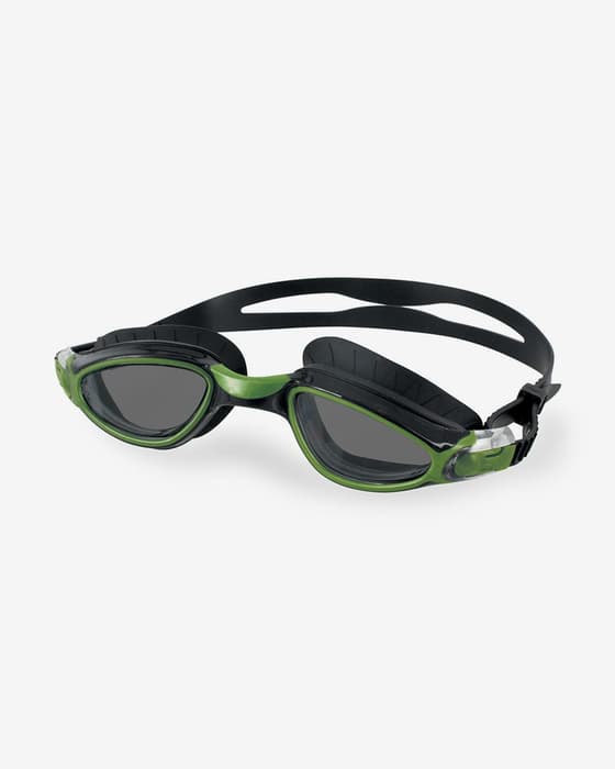 Gafas de natación Seac Axis negro verde con lentes tintadas