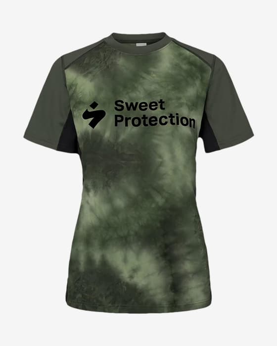 Maillot Sweet Protection Hunter manche courte vert femme