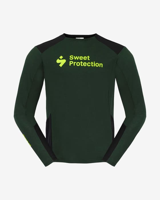 Maillot Sweet Protection Hunter Fusion manche longue vert noir