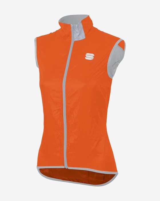 Colete Sportful Hot Pack Easylight Corta-vento laranja mulher
