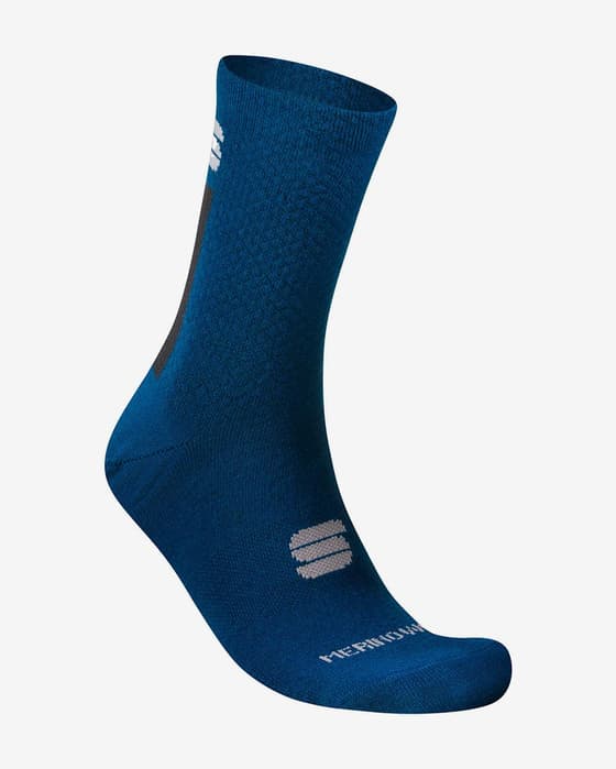 Calcetines Sportful Wool 16 azul oscuro mujer