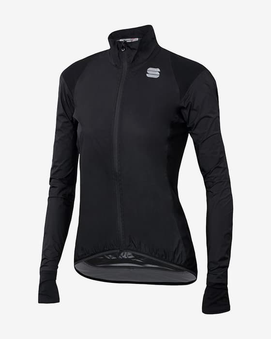 Veste fine coupe-vent Sportful Hot Pack NoRain noir femme
