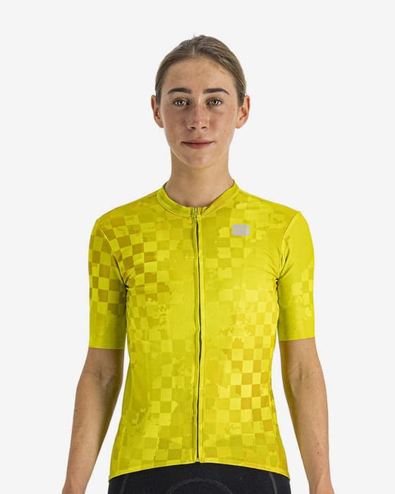 Maillot Sportful Rocket manche courte jaune olive femme