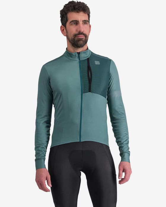Maillot Sportful SuperGiara Thermal manche longue vert opale