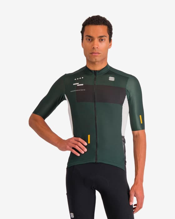Maillot Sportful Breakout SuperGiara manche courte vert pin