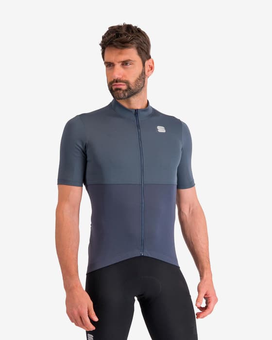 Maillot Sportful Giara manga corta azul mate