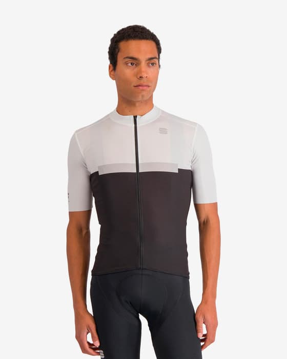 Maillot Sportful Pista manga corta blanco negro