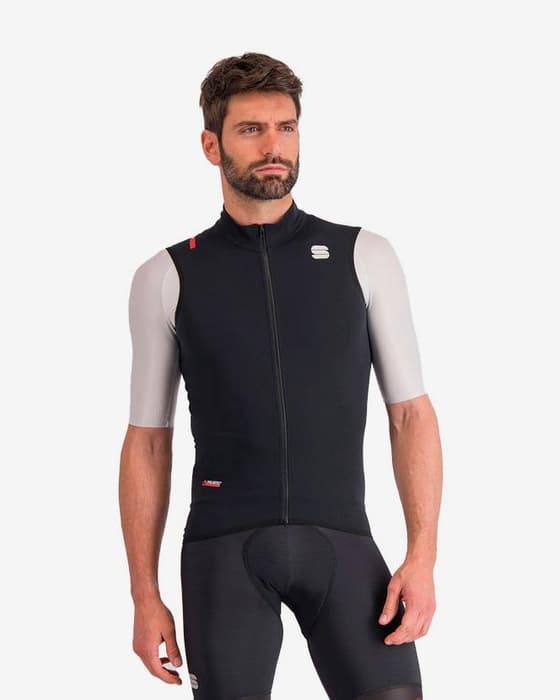 Colete Sportful Fiandre Pro preto puro
