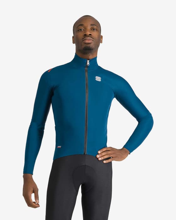 Chaqueta Sportful Fiandre Pro 2 azul marino negro