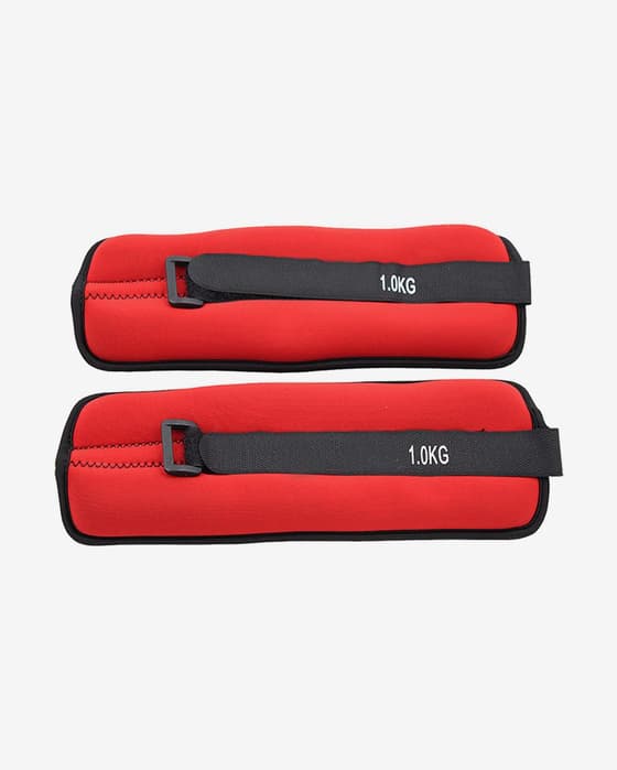 Softee Ankle and Wrist Weights 1 kg Red (Pair)