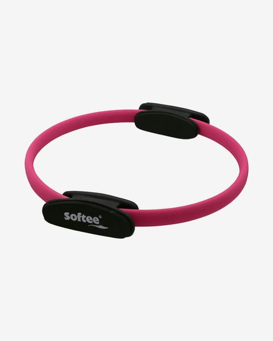 Cerceau de pilates Softee 38,5 cm rose noir