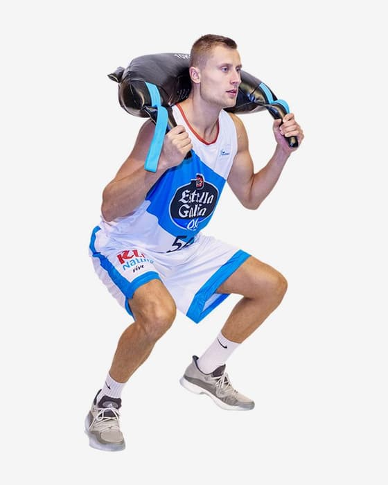 Saco entrenamiento búlgaro Softee 10 kg negro