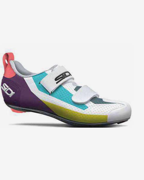 Buty damskie Sidi T-5 Air biały neutralny liliowy niebieski zielony