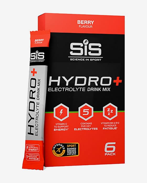 Bebida isotónica SIS GO Hydro+ sabor cereza (6x4.5 g)