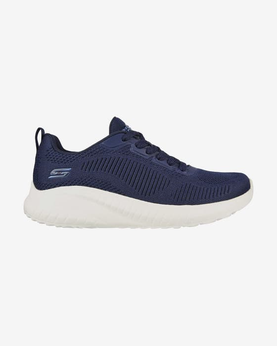 Zapatillas Skechers Bobs Squad Chaos - Face Off azul marino blanco mujer