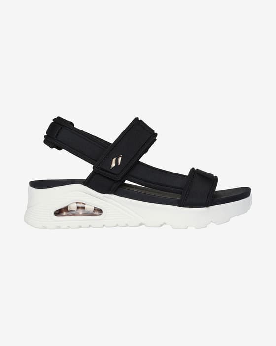 Skechers Uno Summer Stand 2 Sandals black white Women