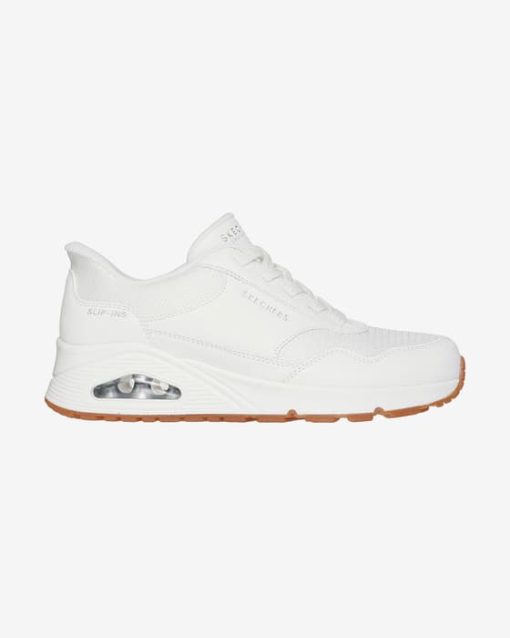 Zapatillas Skechers Slip-Ins Uno Lite Work blanco mujer