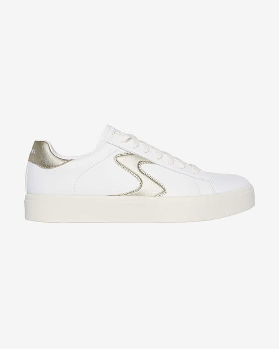 Zapatillas Skechers Eden LX - Beaming Glory blanco dorado mujer