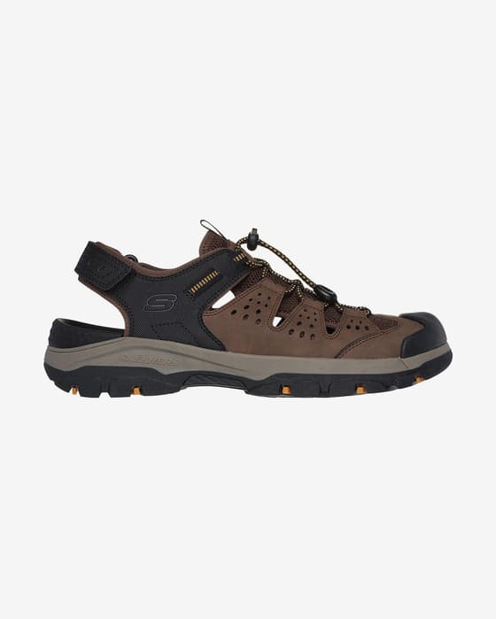 Sandalias Skechers Tresmen Menard marrón oscuro negro