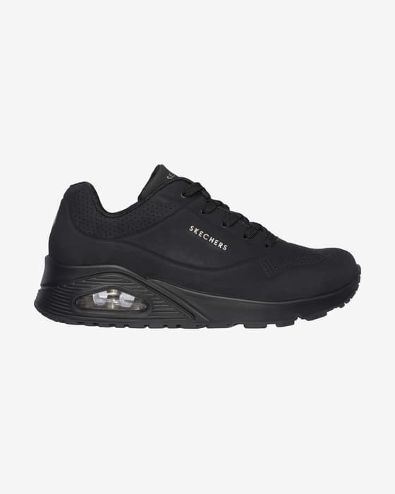 Skechers Uno - Stand On Air Schoenen Puur Zwart Dames