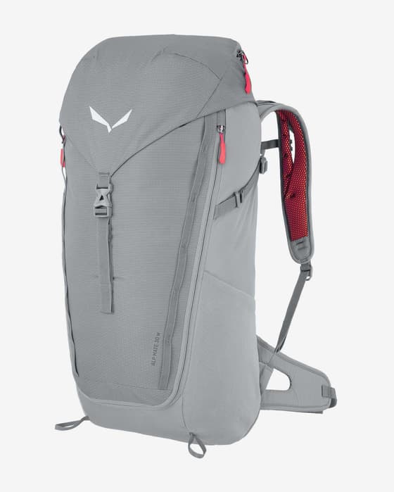 Salewa Alp Mate 30L Damen Rucksack hellgrau/granatrot