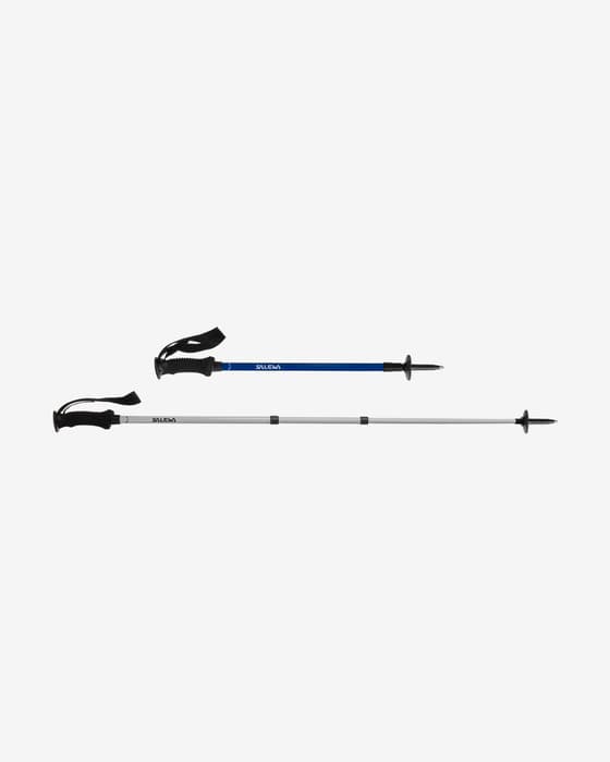 Bastones Salewa Puez Aluminium gris azul (par)