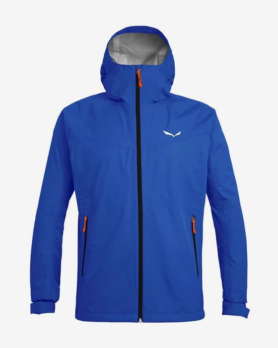 Chaqueta con capucha Salewa Puez (Aqua 3) Powertex azul