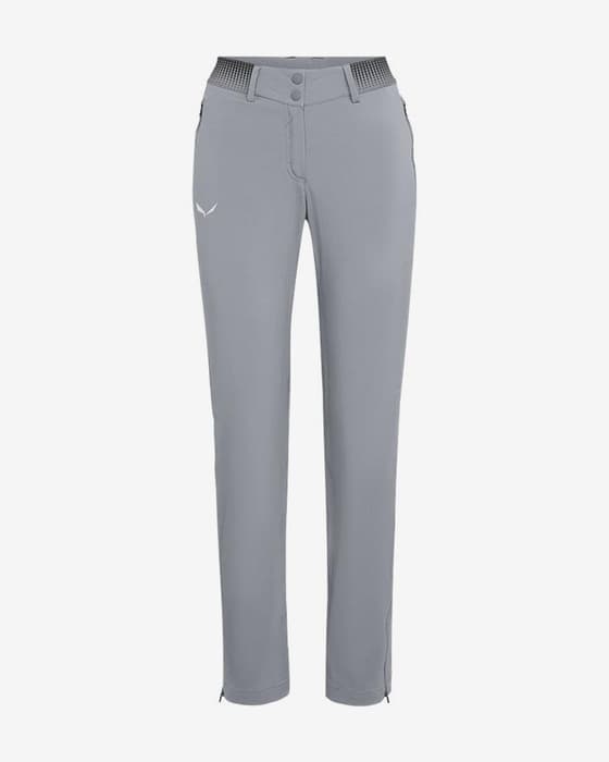 Pantalón largo Salewa Pedroc 3 Durastretch Softshell gris mujer