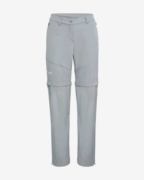 Pantalón convertible Salewa Isea 2/1 gris mujer