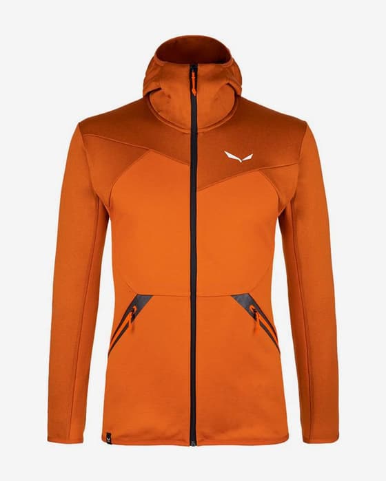 Sudadera Salewa Puez Melange naranja