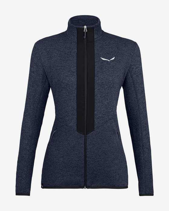 Forro polar Salewa Rocca 2 Full Zip negro mujer