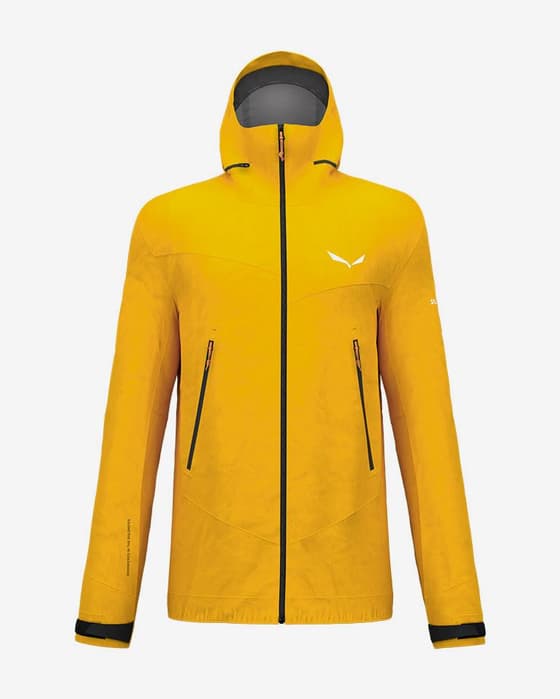 Chaqueta con capucha Salewa Ortles GORE-TEX amarillo