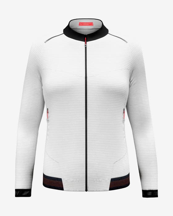 Forro polar Salewa Pedroc 2 Polarlite blanco mujer