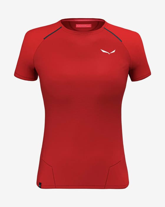 Camiseta Salewa Pedroc Polartec Delta manga corta rojo mujer