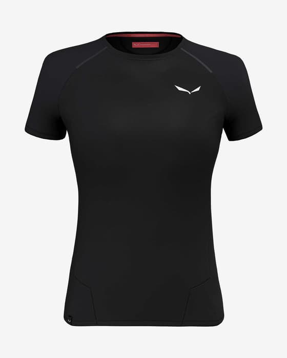 Camiseta Salewa Pedroc Polartec Delta manga corta negro mujer