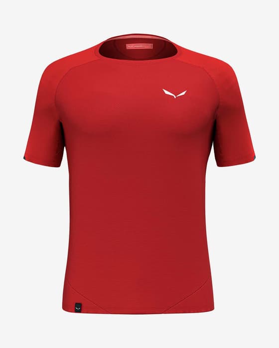 Camiseta Salewa Pedroc Polartec Delta manga corta rojo