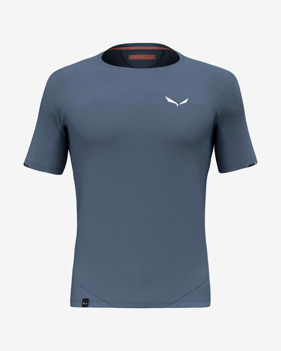 Camiseta Salewa Pedroc Dry Mesh manga corta azul oscuro