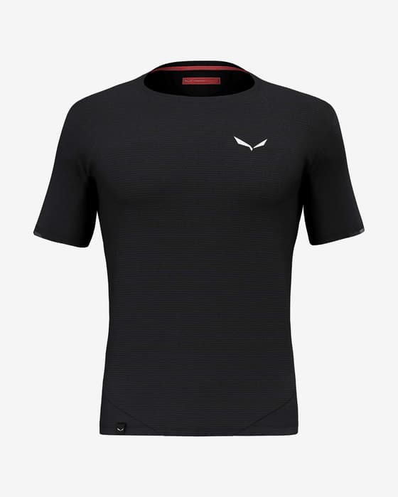 Camiseta Salewa Pedroc Dry Mesh manga corta negro