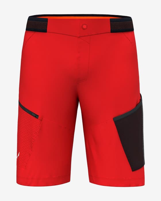Pantalón corto Salewa Pedroc Cargo 3 Durastretch rojo